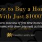 How to buy a Minnesota home with $1000