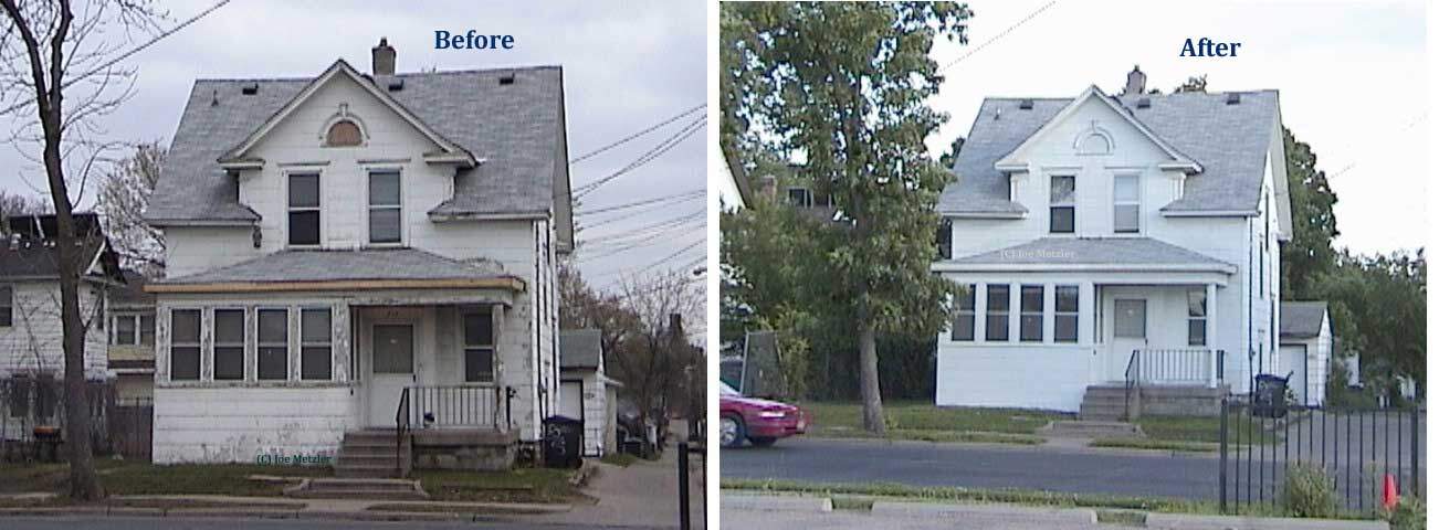 Homestyle renovation before and after