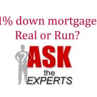 1% down mortgages? Real or Run?